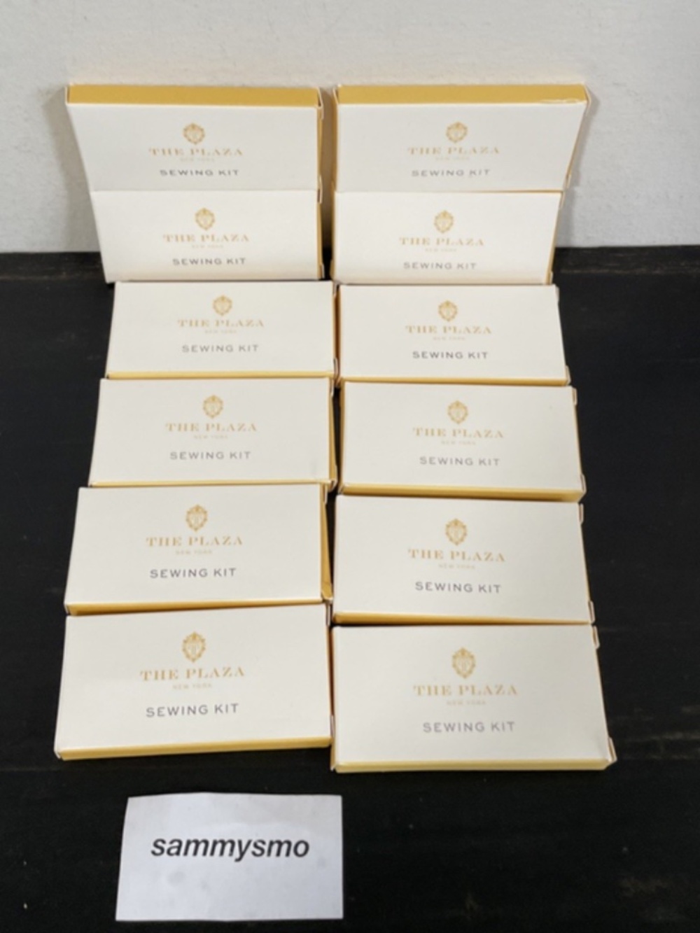 The Plaza Hotel, Mending Sewing Kit Travel kit, needle, thread, buttons x12